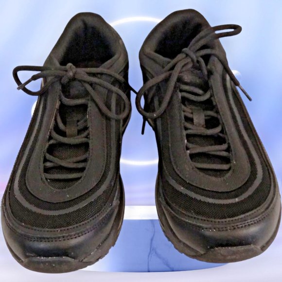 TredSafe Shoes Tredsafe Womens Oil Slip Resistant Work Shoes Black